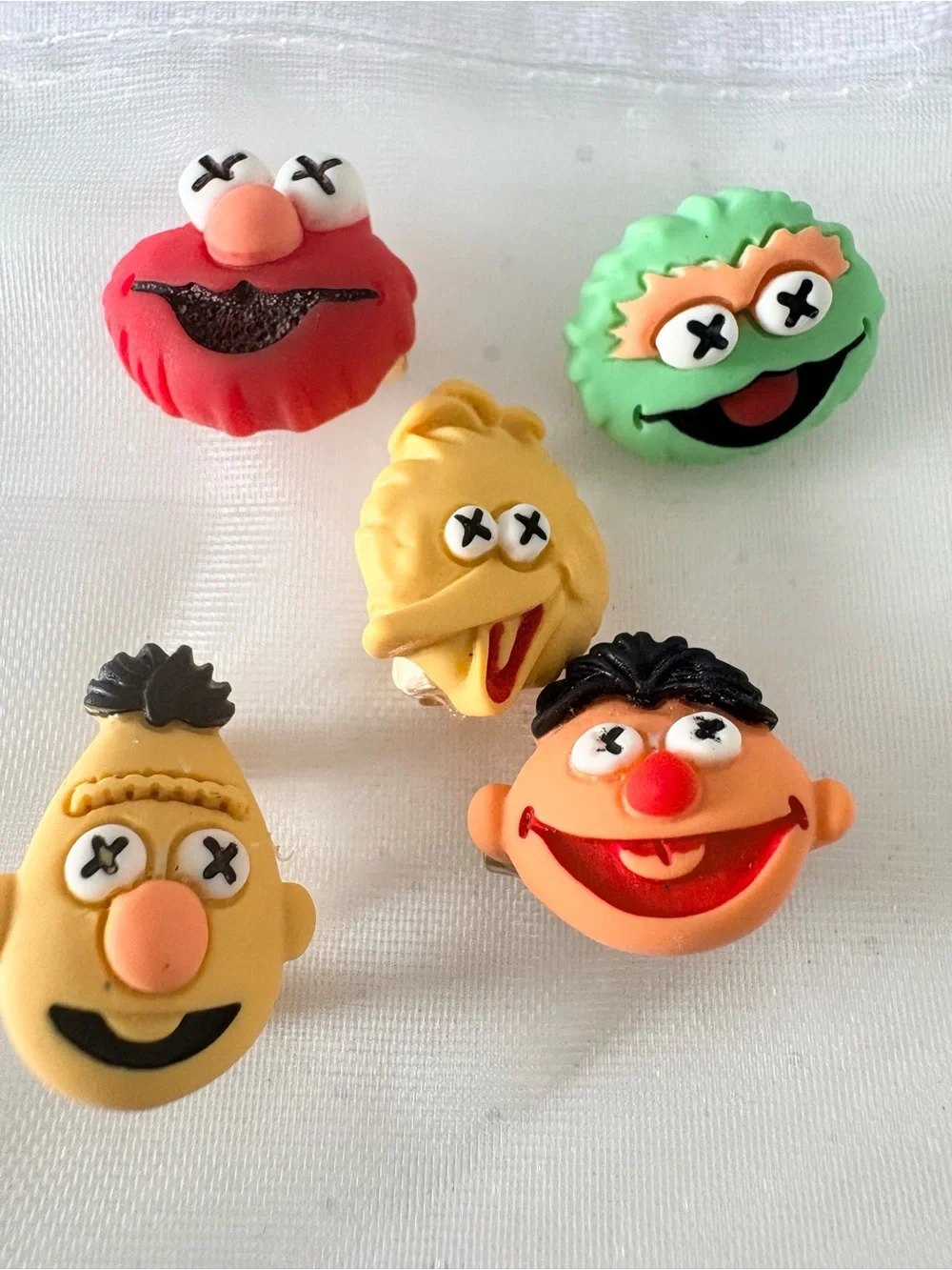 Sesame Street Character Pin Set - NEW